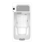 Eisbad cold plunge 1 Person Reluxis Iceland Wellis kaufen für Zuhause mit Kühlung Draufsicht