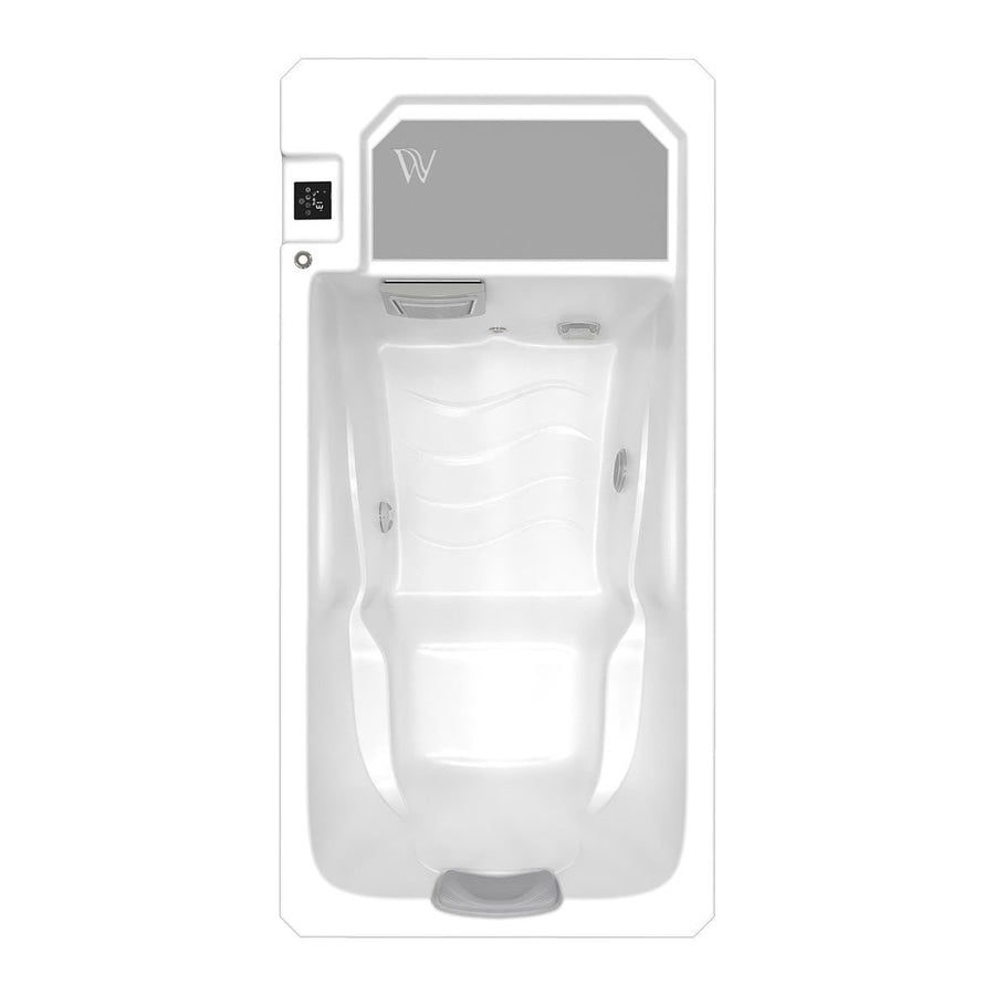 Eisbad cold plunge 1 Person Reluxis Iceland Wellis kaufen für Zuhause mit Kühlung Draufsicht