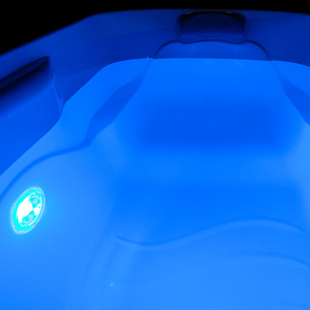 Eisbad cold plunge und Whirlpool 2 Personen Reluxis Iceland Duo Pro Wellis kaufen für Zuhause mit Kühlung für den Garten beleuchtet