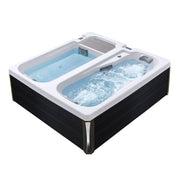 Eisbad cold plunge und Whirlpool 2 Personen Reluxis Iceland Duo Pro Wellis kaufen für Zuhause mit Kühlung für den Garten