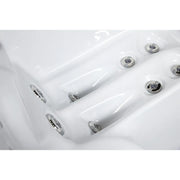 Outdoor Whirlpool 2 - 3 Personen winterfest Reluxis Mars Wellis plug and play Garten kaufen rechteckig weiss Detailbild Düsen