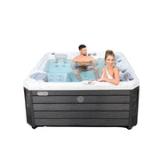 Outdoor Whirlpool 4 - 5 Personen winterfest Reluxis Budapest Life Wellis für den Garten kaufen viereckig 2 Personen drin