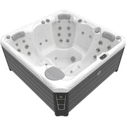 Outdoor Whirlpool 4 - 5 Personen winterfest Reluxis Budapest Life Wellis im Garten kaufen viereckig