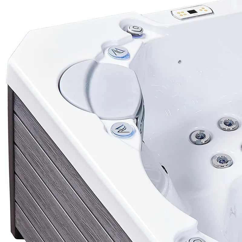 Outdoor Whirlpool 6 Personen winterfest Reluxis Prague Life Wellis für den Garten kaufen 4 eckig Detailbild Filter