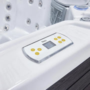 Outdoor Whirlpool 6 Personen winterfest Reluxis Prague Life Wellis für den Garten kaufen 4 eckig Detailbild Bedienung