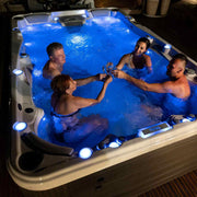 Outdoor Whirlpool 8 - 9 Personen winterfest Reluxis Olympus Life Wellis Garten kaufen mit 4 Personen drin