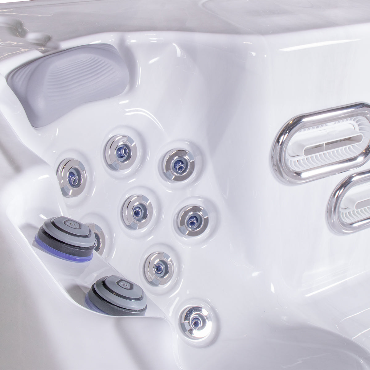 Swim Spa Reluxis Amazonas Riverjet Life Wellis Pool kaufen Preise für den Garten Detailbild Sitzplatz