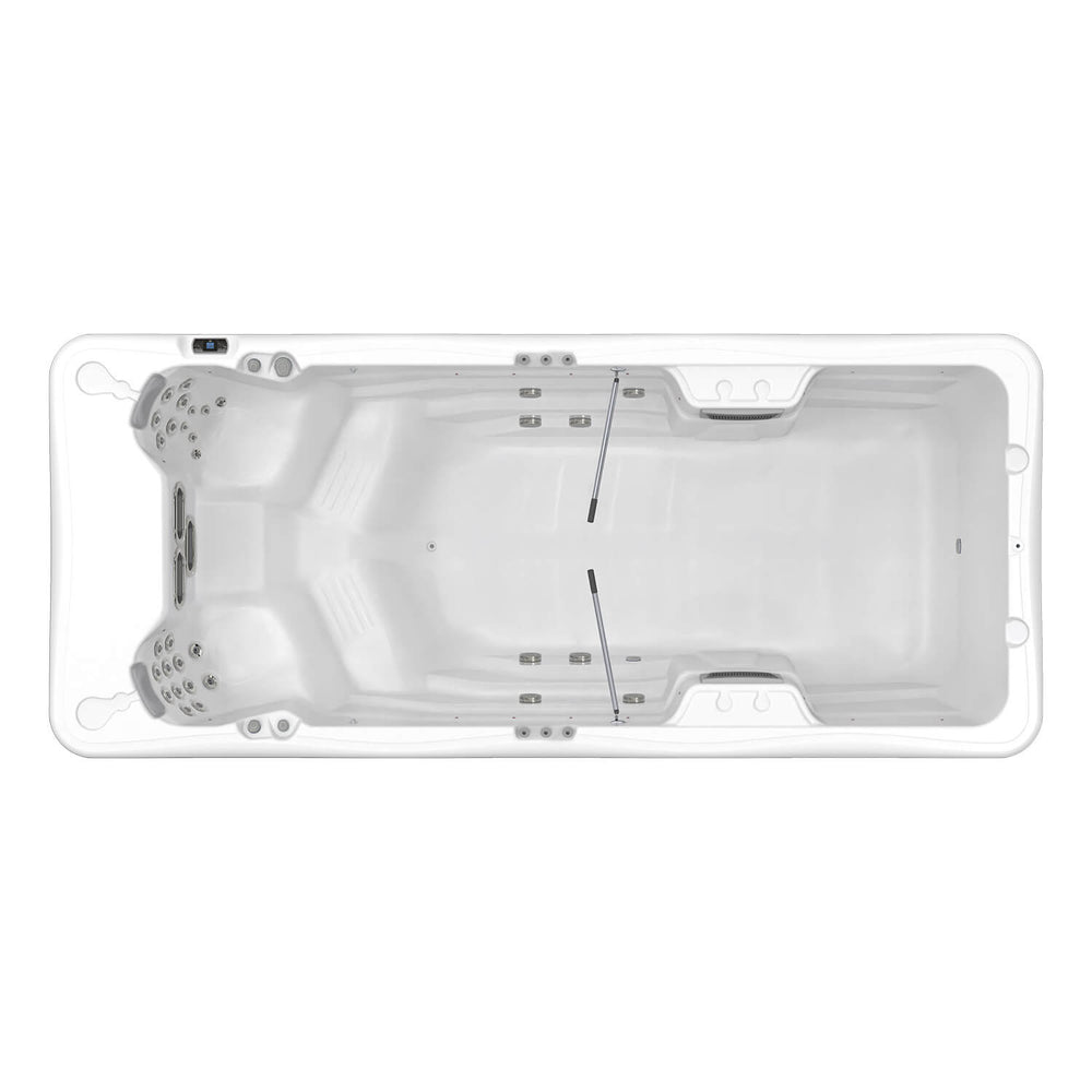 Swim Spa Reluxis Amazonas Riverjet Life Wellis Pool kaufen Preise für den Garten Draufsicht