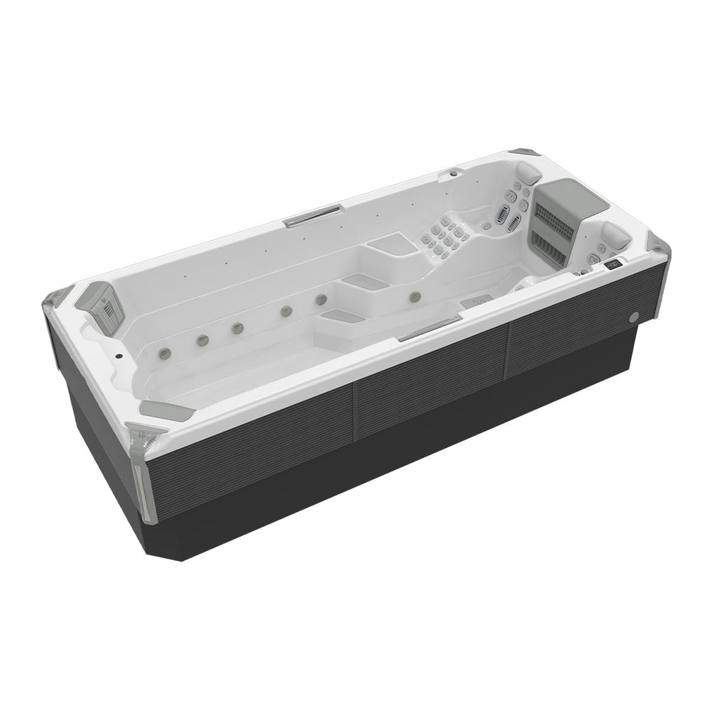 Swim Spa Reluxis Amazonas W Flow Grand Prix Wellis Pool kaufen teilversenkt Preis Garten Terrasse 