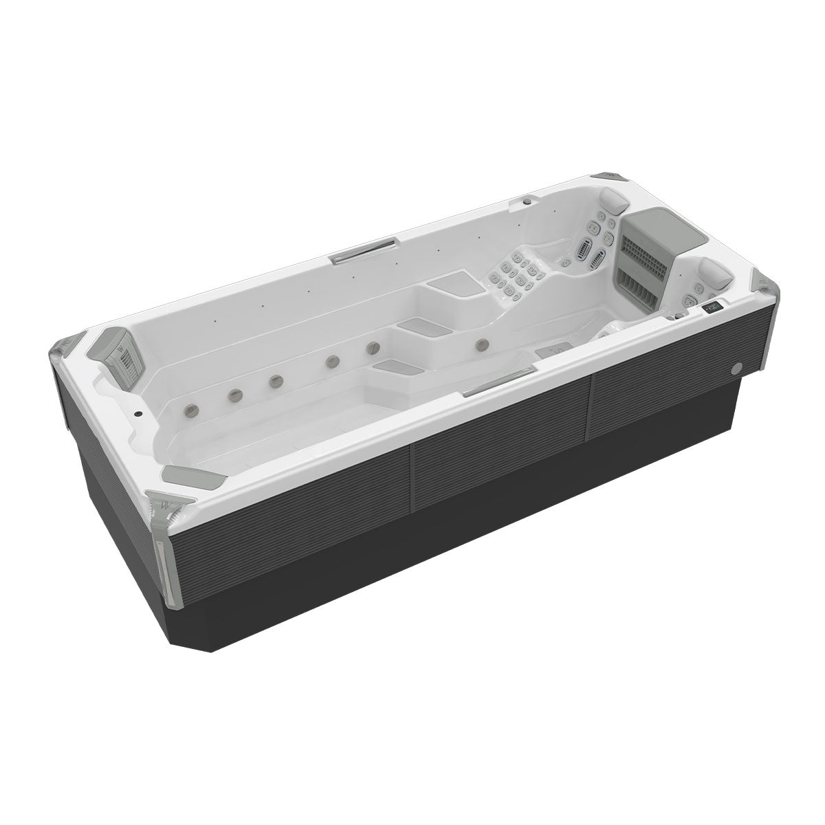 Swim Spa Reluxis Amazonas W Flow Grand Prix Wellis Pool kaufen teilversenkt Preis Garten Terrasse 