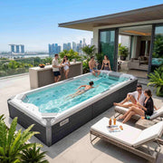 Swim Spa Reluxis Amazonas W Flow Grand Prix Wellis Pool kaufen teilversenkt Preis Garten Terrasse 