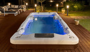 Swim Spa Reluxis Amazonas W Flow Wellis Pool kaufen Preise für den Garten abends
