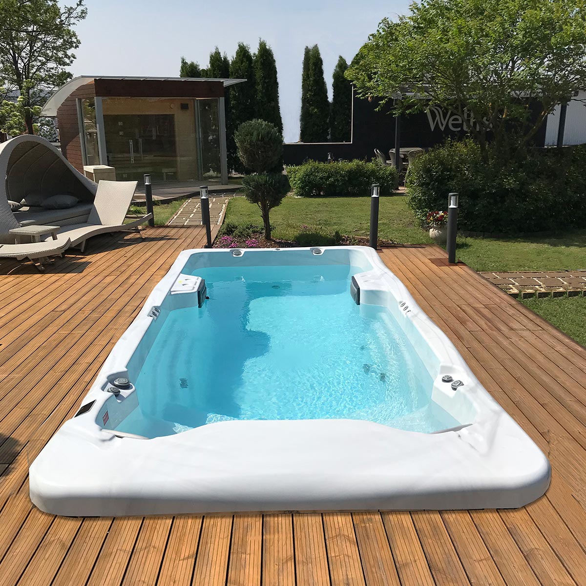 Swim Spa Reluxis Amazonas W Flow Wellis Pool kaufen Preise im Garten