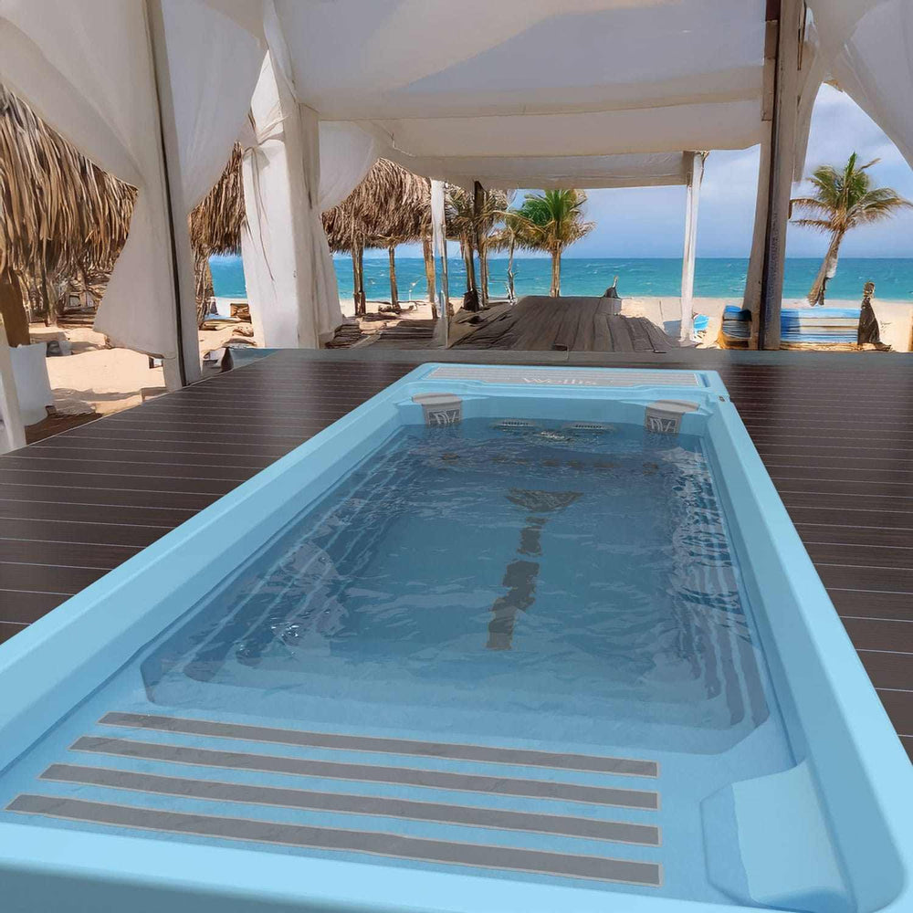 Swim Spa Reluxis Beach Club Deluxe Premium Wellis Pool Garten kaufen Schwimmspa Preis