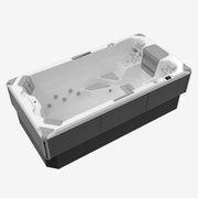 Swim Spa Reluxis Donau Danube W Flow Grand Prix Wellis Pool kaufen teilversenkt weiss grau