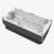 Swim Spa Reluxis Donau Danube W Flow Grand Prix Wellis Pool kaufen teilversenkt weiss grau Preis