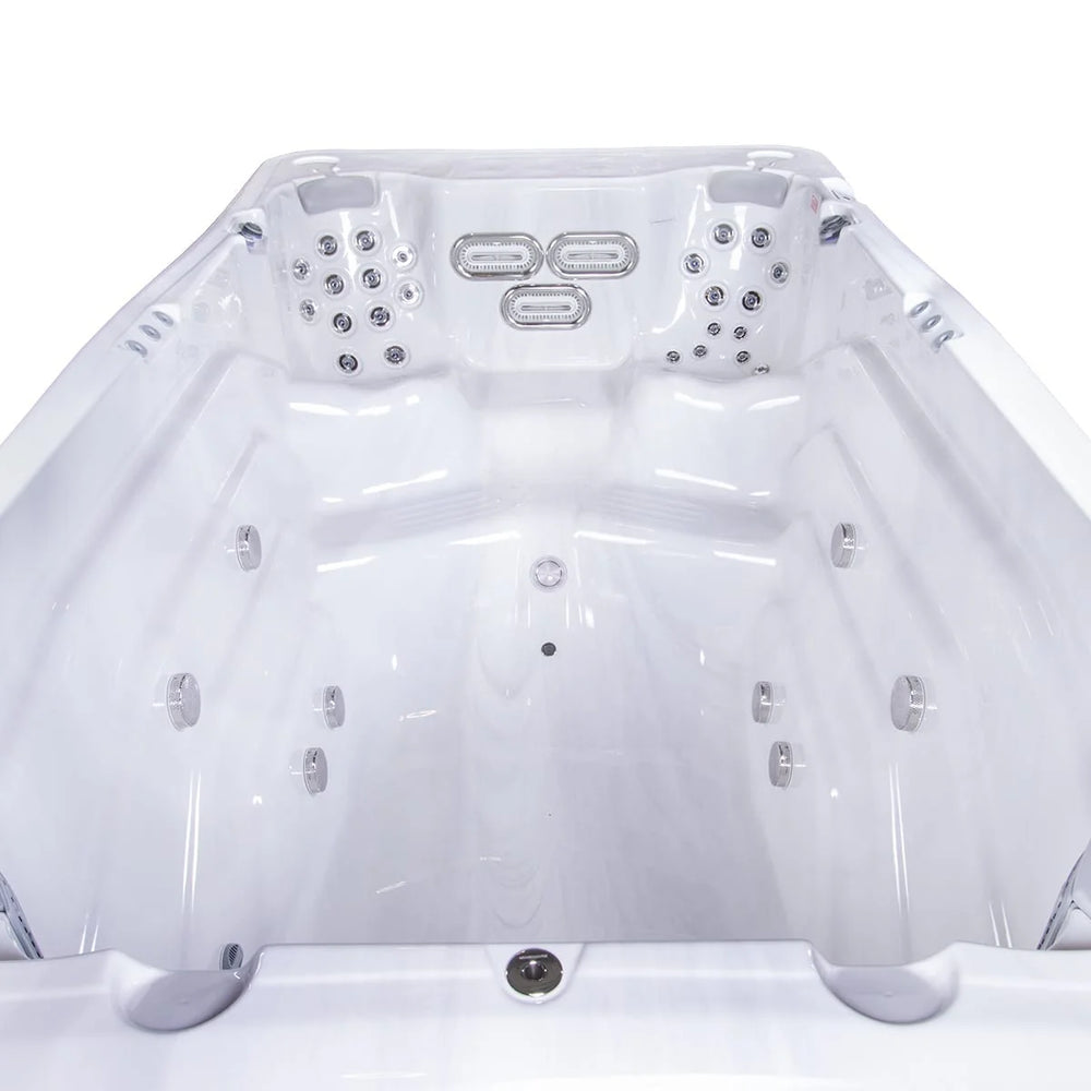 Swim Spa Reluxis Donau Riverjet Life Wellis Pool kaufen Wanne innen