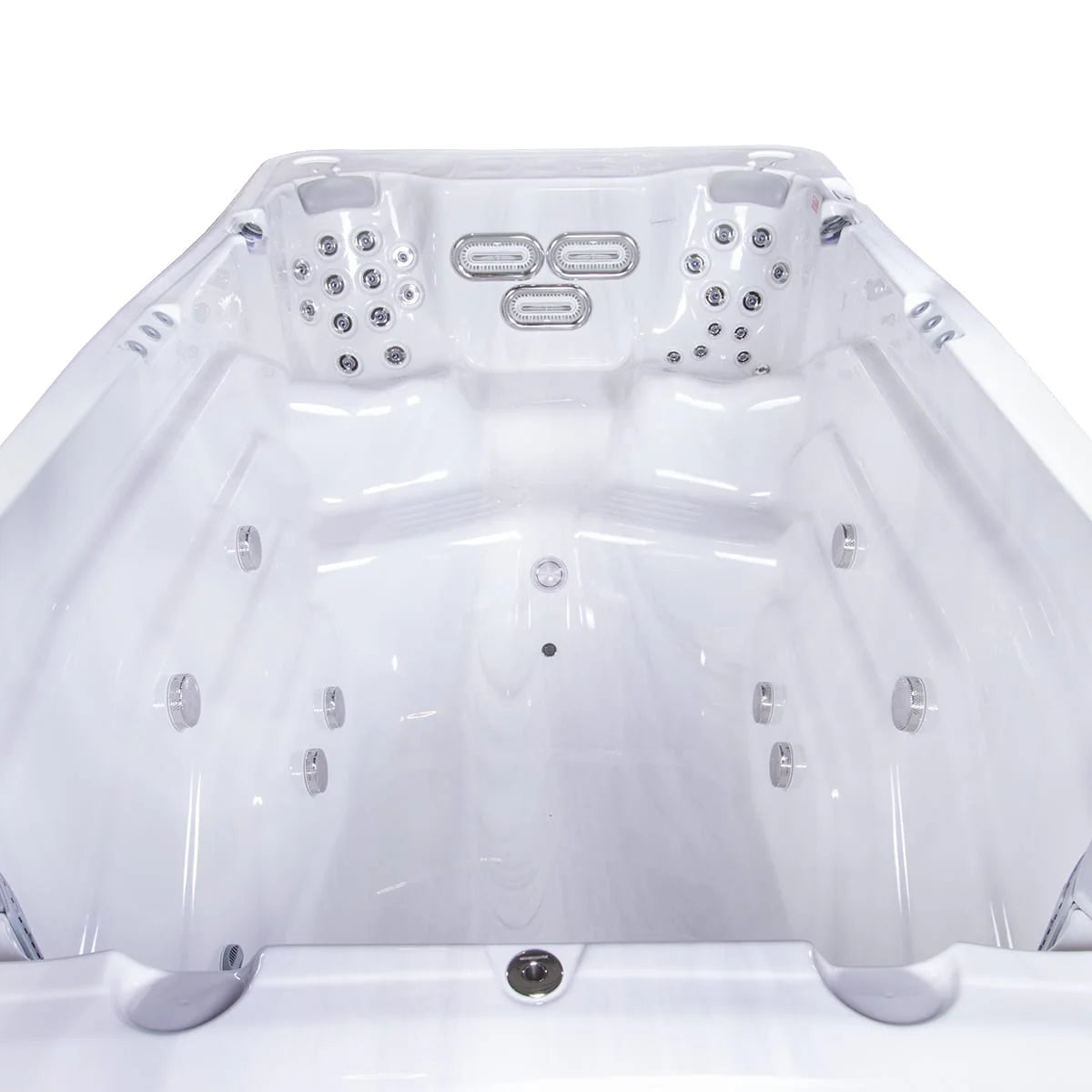 Swim Spa Reluxis Donau Riverjet Life Wellis Pool kaufen Wanne innen