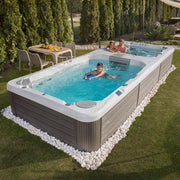 Swim Spa Reluxis Rio Grande W Flow Duo Wellis Pool kaufen Preis für den Garten mit Whirlpool 3 Personen drin