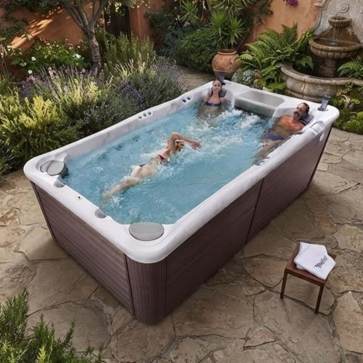 Swimspa Pool kaufen Preise Wellis Outdoor mit Whirlpool integriert Kombination freistehend Deutschland Oesterreich Chemnitz Magdeburg