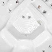 Wellis Whirlpool Outdoor 4 - 5 Personen winterfest Reluxis Pluto im Garten kaufen 4 eckig Detailbild Düsen
