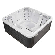 Wellis Whirlpool Outdoor 4 - 5 Personen winterfest Reluxis Pluto im Garten kaufen 4 eckig