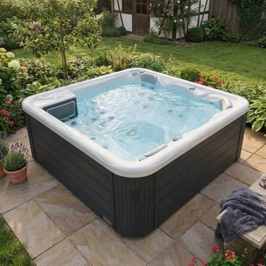 Wellis Whirlpool Outdoor 4 - 5 Personen winterfest | Reluxis Pluto