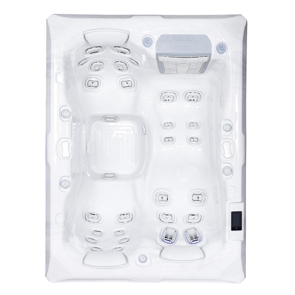 Whirlpool Garten 2 - 3 Personen winterfest Reluxis Teide Life Wellis kaufen Preis Draufsicht