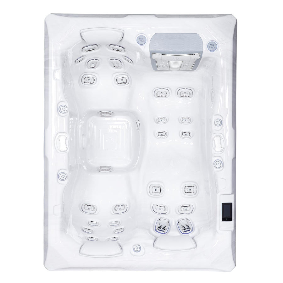 Whirlpool Garten 2 - 3 Personen winterfest Reluxis Teide Life Wellis kaufen Preis Draufsicht