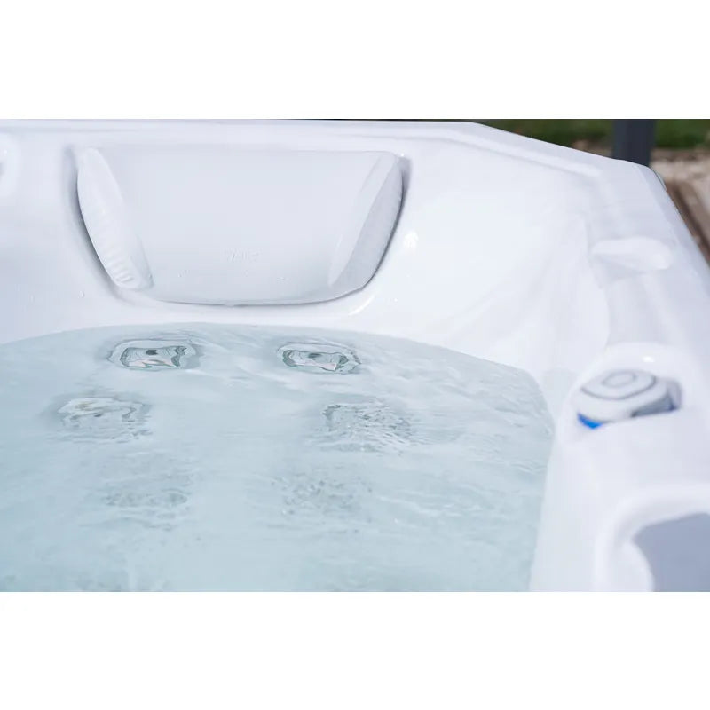Whirlpool Garten 2 - 3 Personen winterfest Reluxis Teide Life Wellis kaufen Preis Outdoor freistehend rechteckig Detailbild Kopfstütze