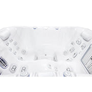 Whirlpool Garten 2 - 3 Personen winterfest Reluxis Teide Life Wellis kaufen Preis Outdoor freistehend rechteckig Detailbild 2 Sitze