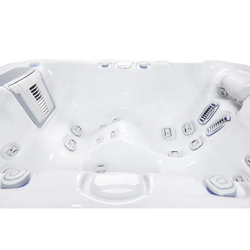 Whirlpool Garten 2 - 3 Personen winterfest Reluxis Teide Life Wellis kaufen Preis Outdoor freistehend rechteckig Detailbild Liege
