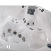 Whirlpool Garten 4 5 Personen winterfest Reluxis Palermo Life Wellis kaufen eckig Detailbild Düsen