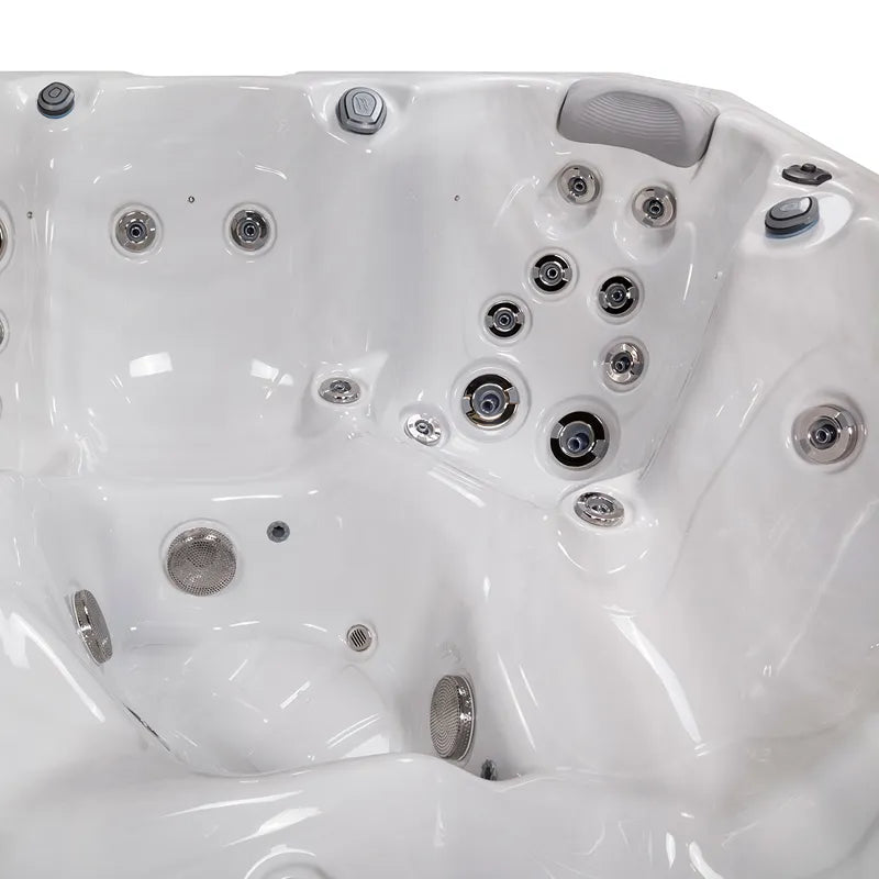 Whirlpool Garten 4 5 Personen winterfest Reluxis Palermo Life Wellis kaufen eckig Detailbild Sitze