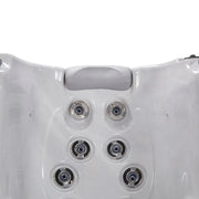 Whirlpool Garten 4 5 Personen winterfest Reluxis Palermo Life Wellis kaufen eckig Detailbild Rückensitz