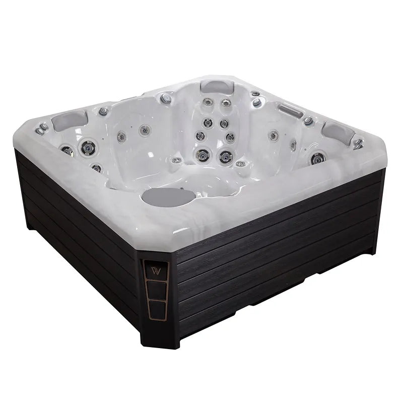 Whirlpool Garten 4 - 5 Personen winterfest Outdoor Reluxis Palermo Life Wellis kaufen viereckig
