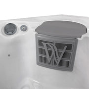 Whirlpool Garten 4 5 Personen winterfest Reluxis Palermo Life Wellis kaufen eckig Detailbild Filter un Lautsprecher