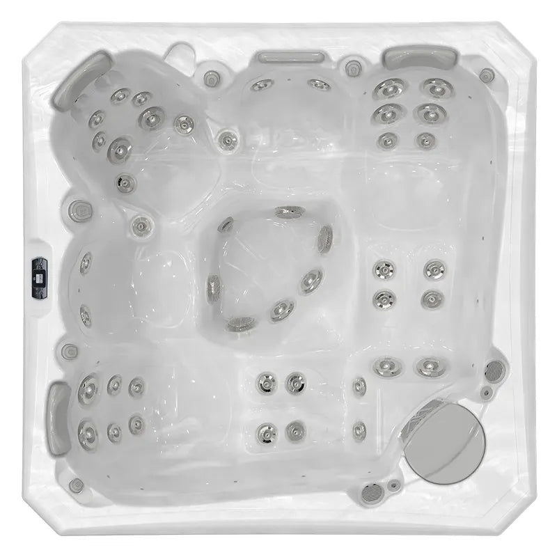 Whirlpool Garten 4 5 Personen winterfest Reluxis Palermo Life Wellis kaufen eckig weiss