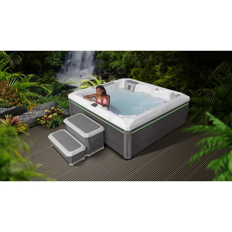 Whirlpool Garten 6 Personen winterfest Reluxis Atlas Life Wellis kaufen mit LED