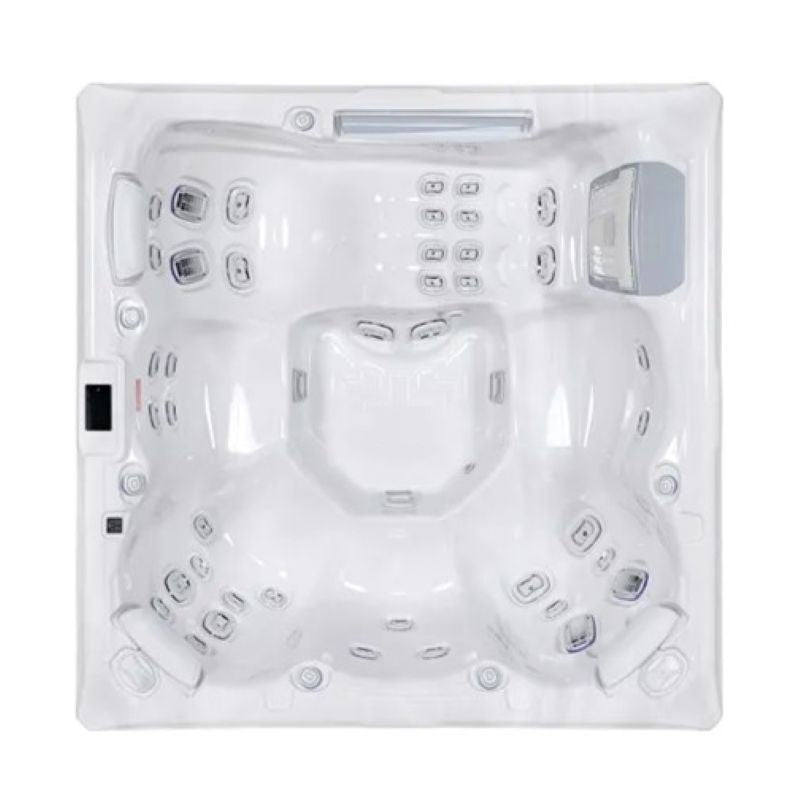 Whirlpool Garten 6 Personen winterfest Reluxis Atlas Life Wellis kaufen 1 Liegeplatz 5 Sitzplätze