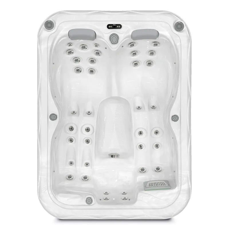 Whirlpool Outdoor 2 - 3 Personen winterfest Reluxis Firenze Life Wellis Garten kaufen rechteckig Draufsicht