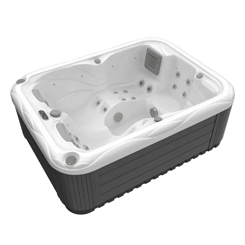 Whirlpool Outdoor 2 - 3 Personen winterfest Reluxis Firenze Life Wellis Garten kaufen rechteckig weiss