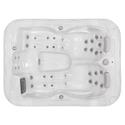 Whirlpool Outdoor 2 - 3 Personen winterfest Reluxis Firenze Life Wellis für den Garten kaufen rechteckig Draufsicht