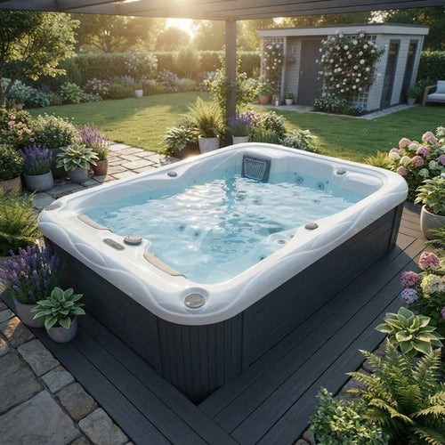 Whirlpool Outdoor 2 Personen kaufen winterfest mit Abdeckung für den Garten Deutschland Österreich ganzjährig Berlin Graz Mars plug and play