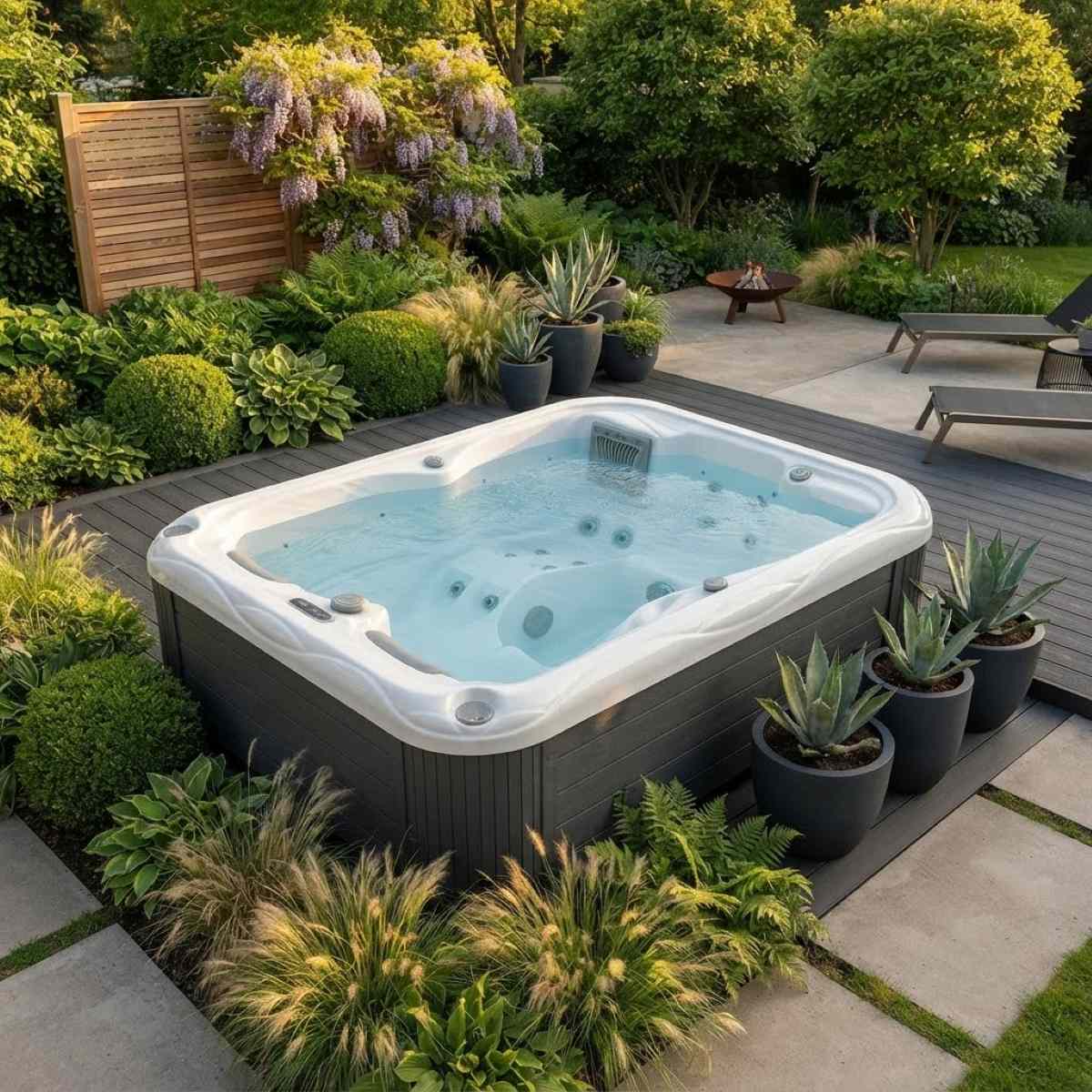 Whirlpool Outdoor 2 Personen kaufen winterfest mit Abdeckung für den Garten Deutschland Österreich ganzjährig Hamburg Graz Mars plug and play