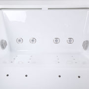 Whirlpool Outdoor 2 Personen winterfest Reluxis Dabassy Edge Select Wellis im Garten kaufen Design modern highend viereckig Detailbild