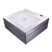 Whirlpool Outdoor 2 Personen winterfest Reluxis Dabassy Edge Select Wellis im Garten kaufen Design modern highend viereckig