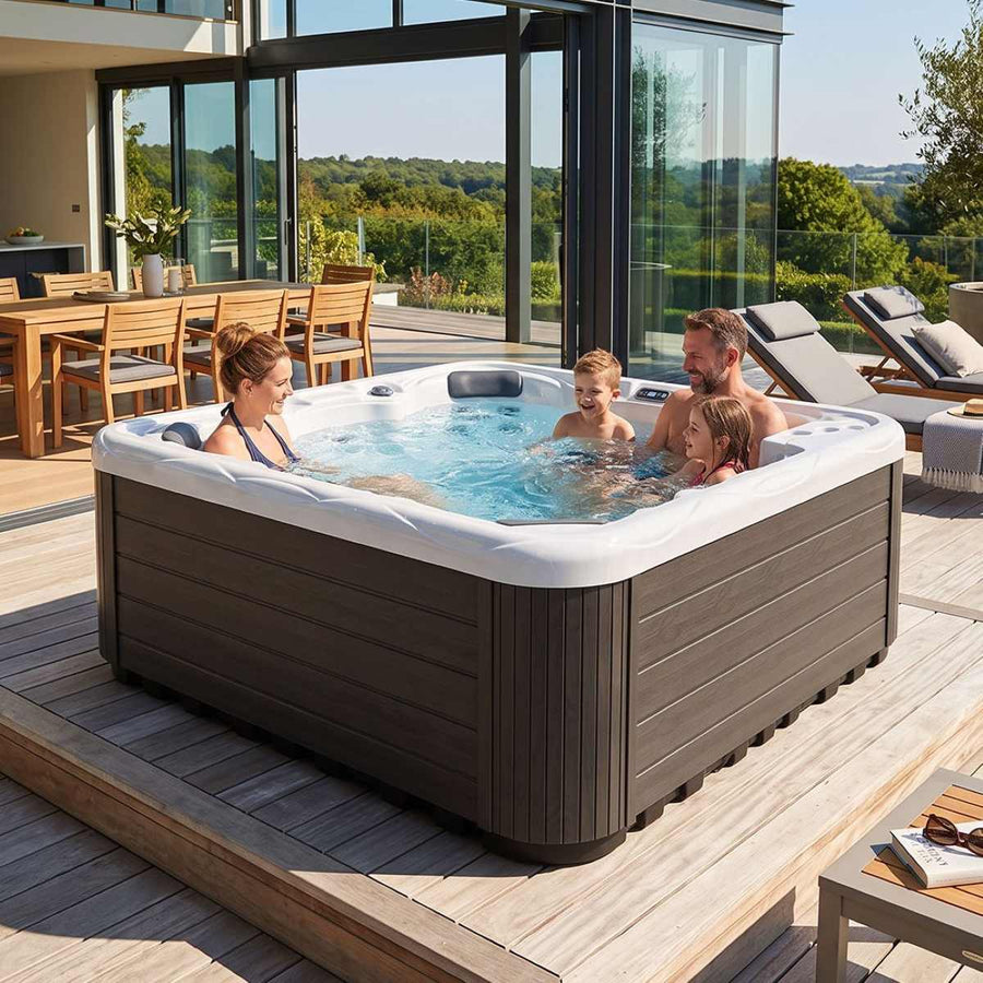 Whirlpool Outdoor 4 - 5 Personen winterfest | Reluxis Callisto plug and play