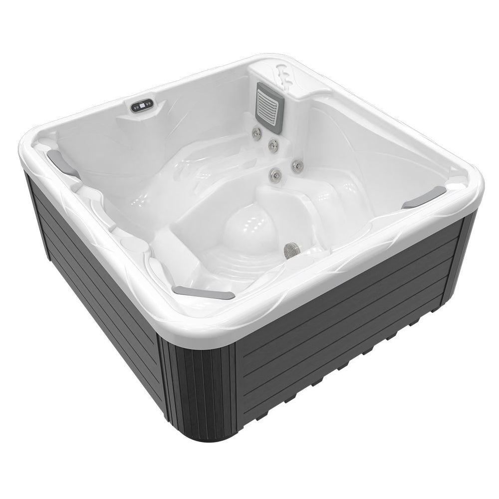 Whirlpool Outdoor 4 - 5 Personen winterfest Reluxis Callisto Wellis plug and play Garten kaufen viereckig