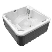 Whirlpool Outdoor 4 - 5 Personen winterfest Reluxis Callisto Wellis plug and play Garten kaufen viereckig